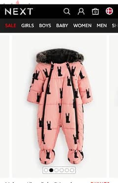 snow suit from next