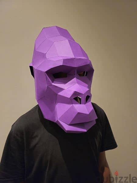 3 Polygonal Animal Head Masks 5