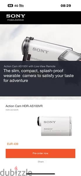 Actcon sony Cam HDR-AS100VR HD 1