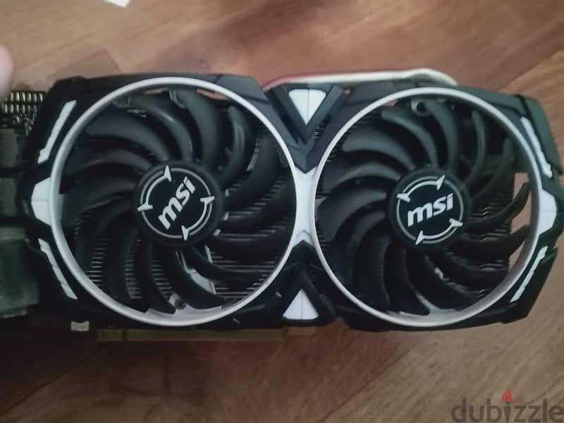 MSI RX 580 2048SP ARMOR 8GB  كارت شاشة للبيع 3