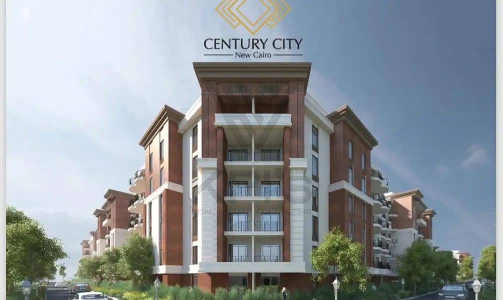 Fully finished apartment, ready for delivery, near Hyde Park, 5-year installment |Cairo / New Cairo / Century City Compound 8