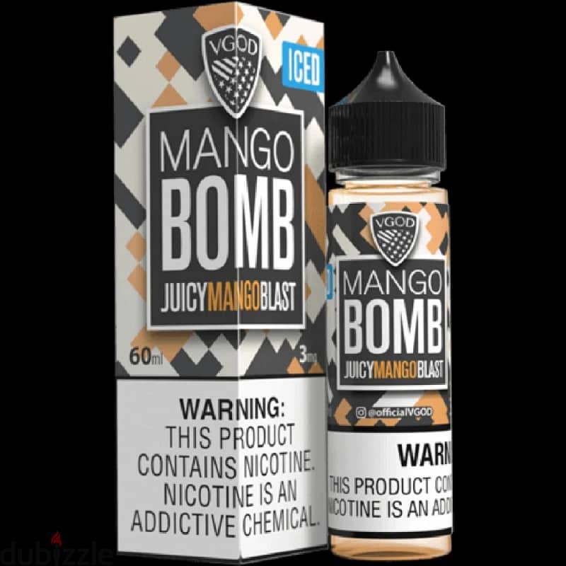 vgod mango bomb iced 12 Nic 2