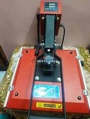 One touch heat press 40*40مكبس حراري 40*40 وان توتش كوري استعمال 5 مرة 0