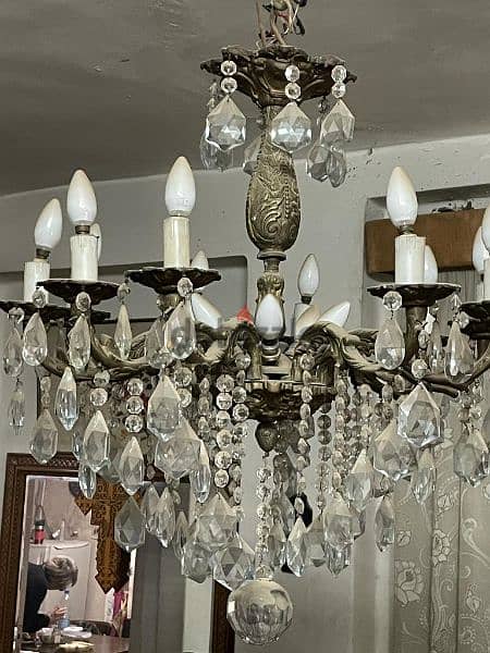 salon, chandelier 6