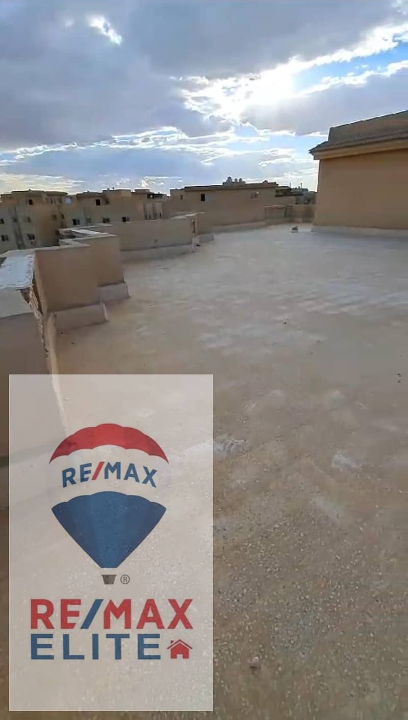 Penthouse for sale ready to move in Tiba Gardens behind Mall of Arabia  210m + roof 6