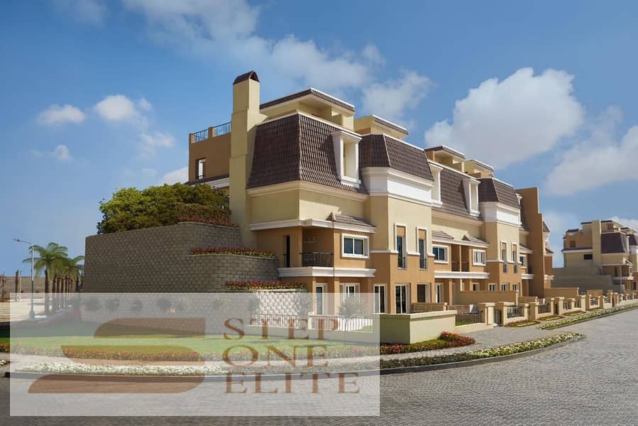 With a 42% cash discount, you will own an S Villa in the heart of Mostakbal City 7