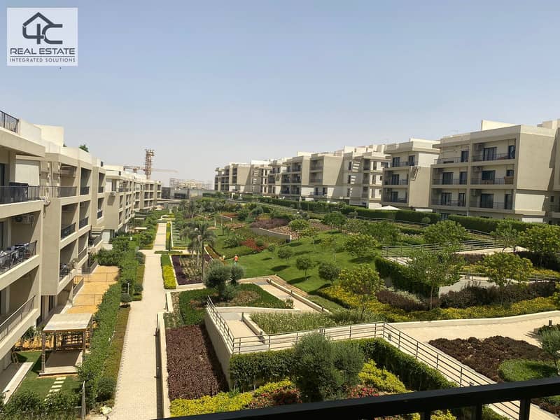 Apartment for sale, landscape view, fully finished, in installments, 170 + 79 m garden 4