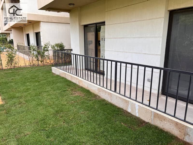 Apartment for sale, landscape view, fully finished, in installments, 170 + 79 m garden 5