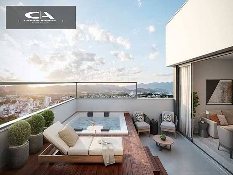 Over Cityscape fully finished apartment with air conditioners in Rivali Compound in the heart of Fifth Settlement | 50% cash discount 1