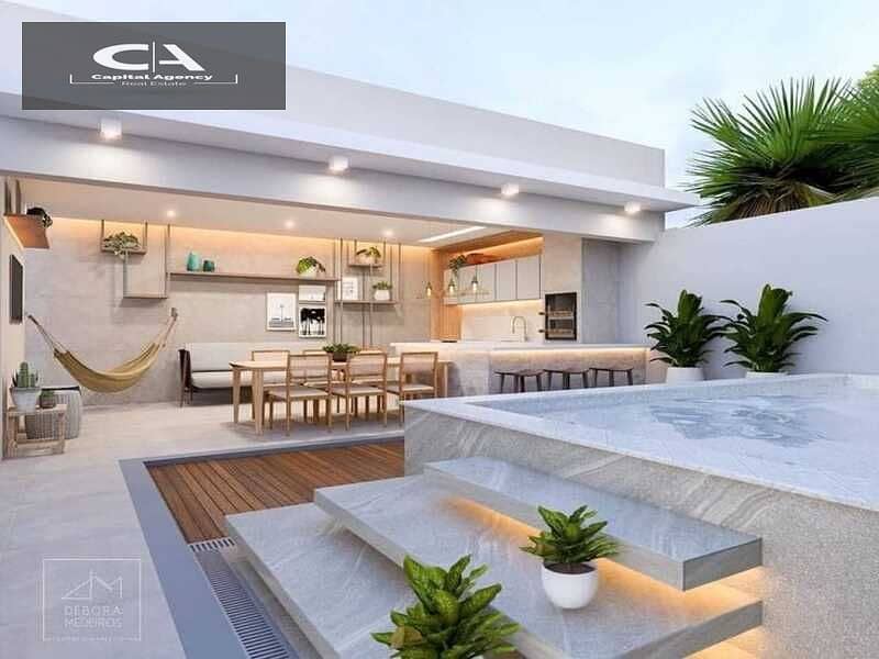 Over Cityscape fully finished apartment with air conditioners in Rivali Compound in the heart of Fifth Settlement | 50% cash discount 3