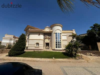 Luxurious semi-finished villa for sale in Royal Lagoon Compound