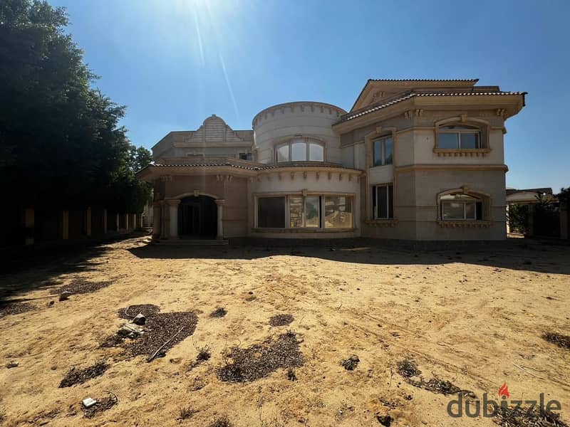 Luxurious semi-finished villa for sale in Royal Lagoon Compound 2