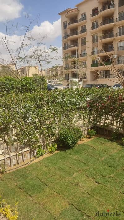 Fully furnished ground floor studio with a garden for rent first occupancy in Rehab City New Phase 7