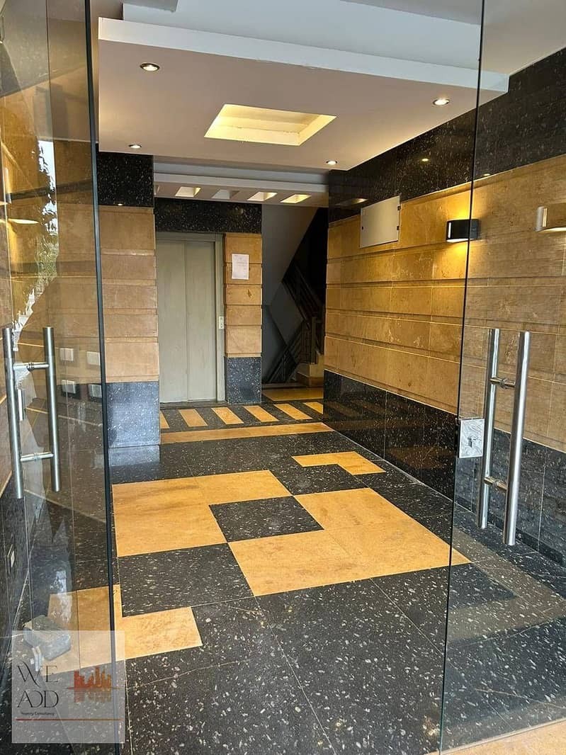 Duplex in Tagamoa 207m for sale in installments in Taj City Compound, a very distinctive division, on the sea, with a large terrace, Origami Golf 4