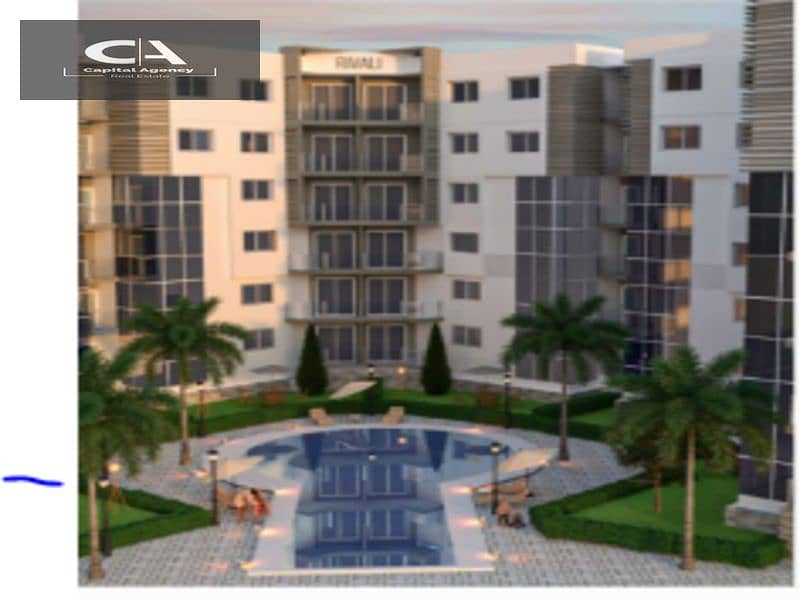 With a 50% cash discount, book your apartment, finished with air conditioners, in Over Cityscape, in the heart of Fifth Settlement, in Revli Compound. 6