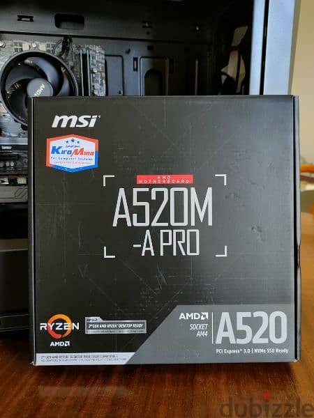 للبيع Cpu amd  + msi motherboard استعمال خفيف 0