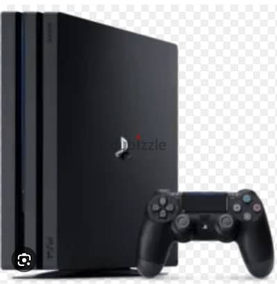 بلايستيشن ٤ برو معاه دراعين  - playstation 4 pro with 2 joysticks