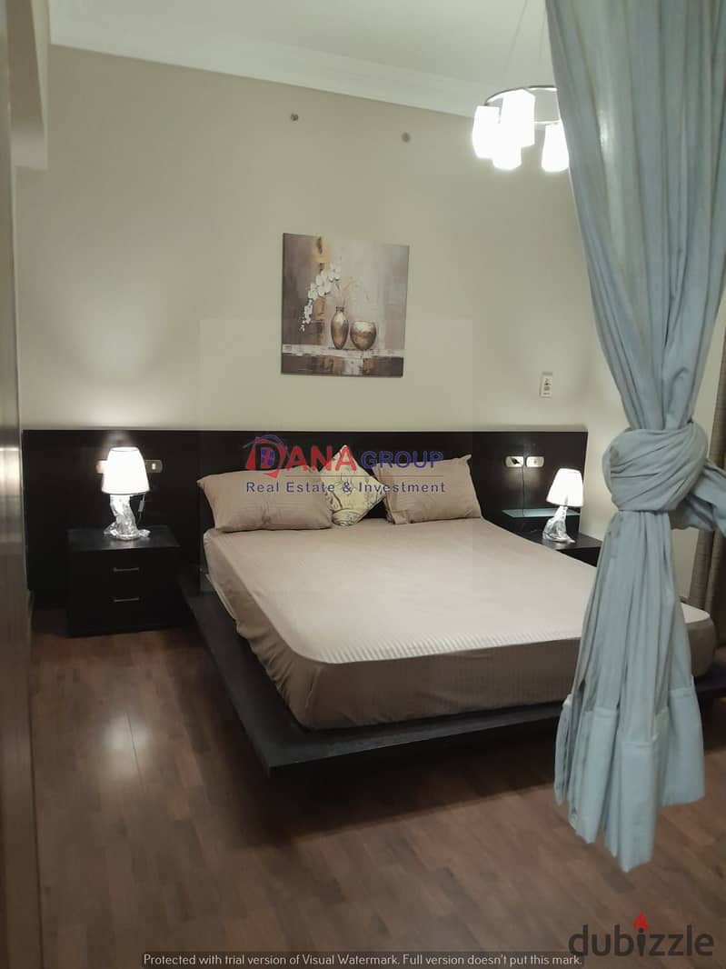 Apartment for rent in Beverly Hills Sheikh Zayed First Phase  Fully furnished with air conditioning The area is 140 meters 3 rooms, including a master 1