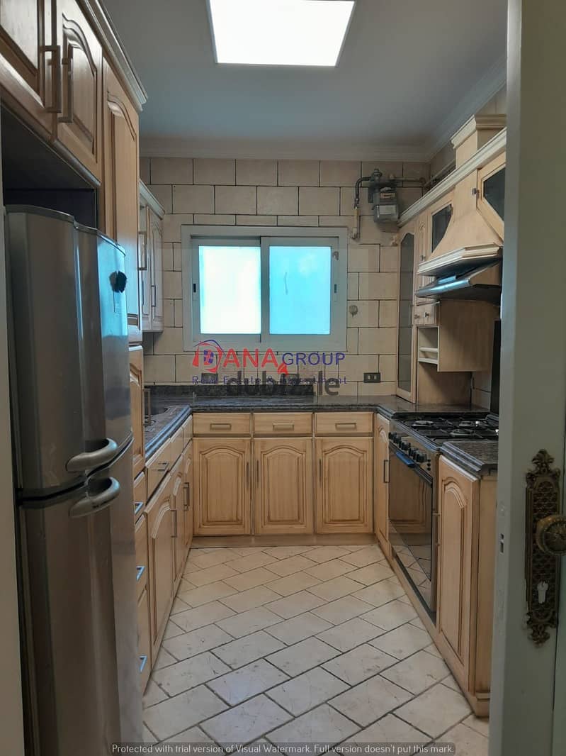 Apartment for rent in Beverly Hills Sheikh Zayed First Phase  Fully furnished with air conditioning The area is 140 meters 3 rooms, including a master 2