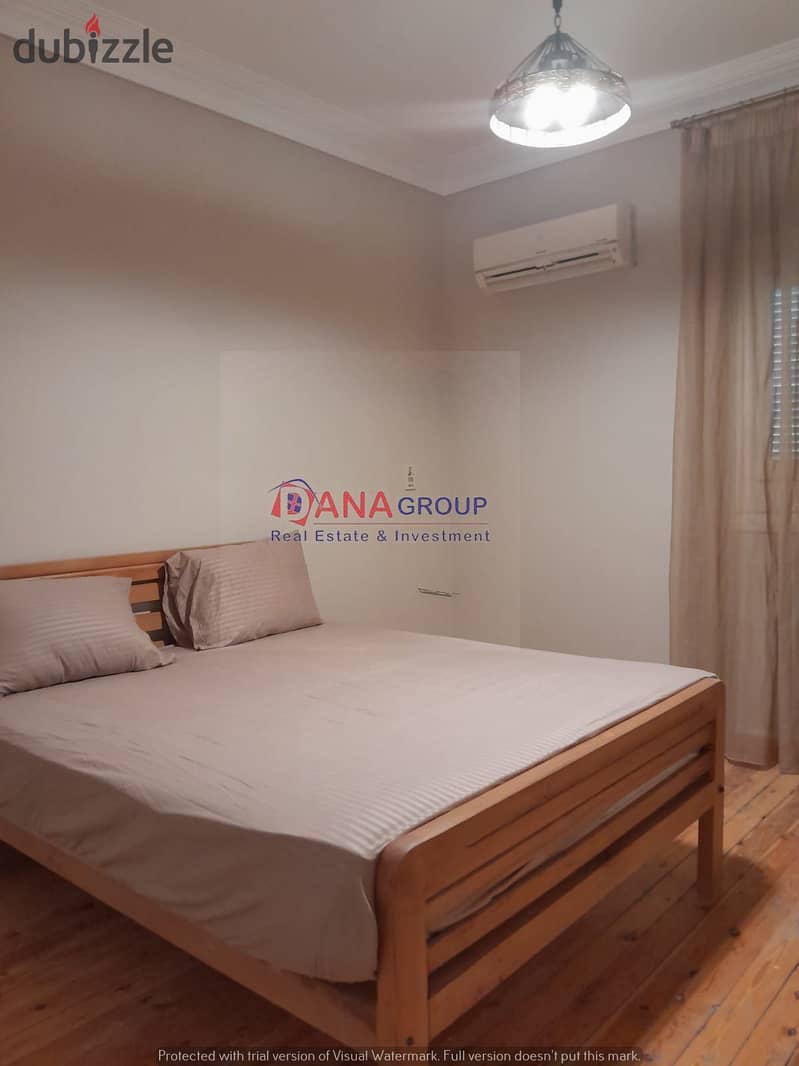 Apartment for rent in Beverly Hills Sheikh Zayed First Phase  Fully furnished with air conditioning The area is 140 meters 3 rooms, including a master 9