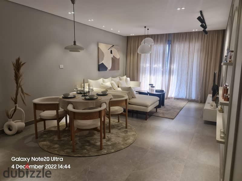 Apartment for sale in Village West Sheikh Zayed Compound, immediate delivery in installments, lowest price per meter 4