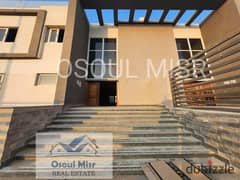 Twin house for sale in Al Khamael, semi-finished, with swimming pool 0