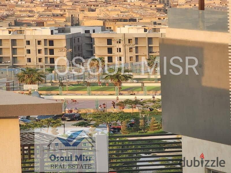 Twin house for sale in Al Khamael, semi-finished, with swimming pool 10