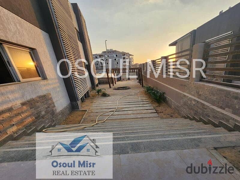 Twin house for sale in Al Khamael, semi-finished, with swimming pool 15