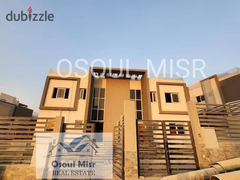 Twin house for sale in Al Khamael, semi-finished, with swimming pool 17