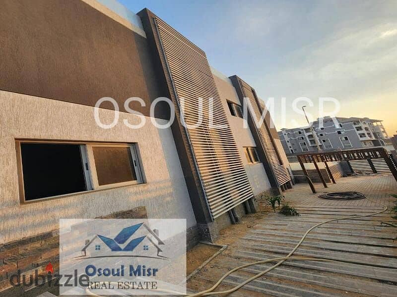 Twin house for sale in Al Khamael, semi-finished, with swimming pool 18