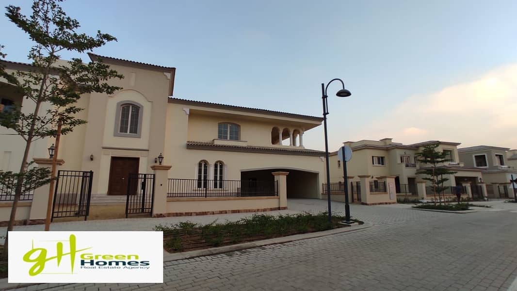 Standalone Villa Fully Finished For sale Ready to move at Uptown Cairo 2