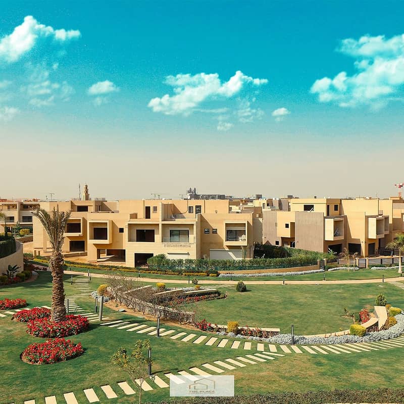 Receive a ground floor apartment in Garden now in the most important location in Sheikh Zayed at a special price 10