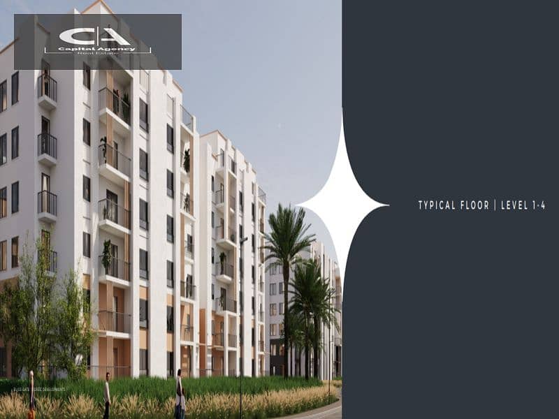 Apartment for sale in the heart of Sheikh Zayed - next to Emaar | Fully finished - with only 15% down payment - delivery soon - Prime Location | Bliss 6