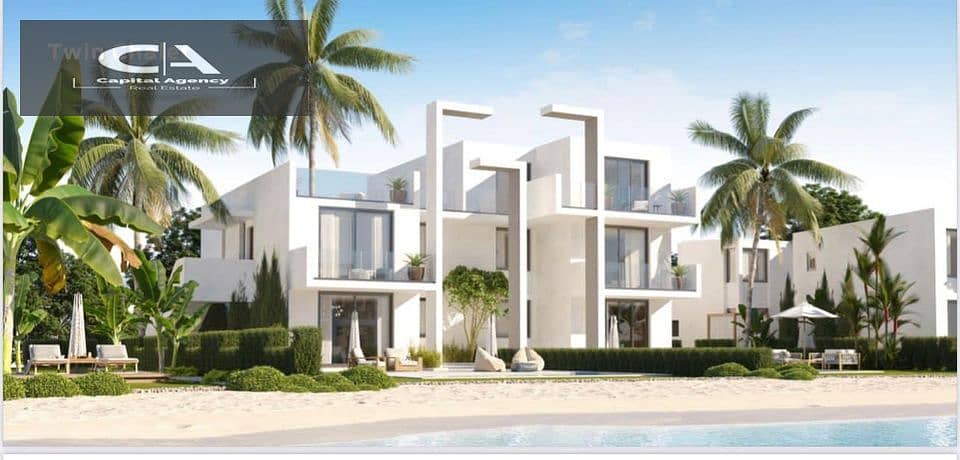 With only 5% down payment, a chalet for sale in offer Cityscape in the coast next to La Vista Bay in D Bay | Real estate developer Tatweer Misr | 14