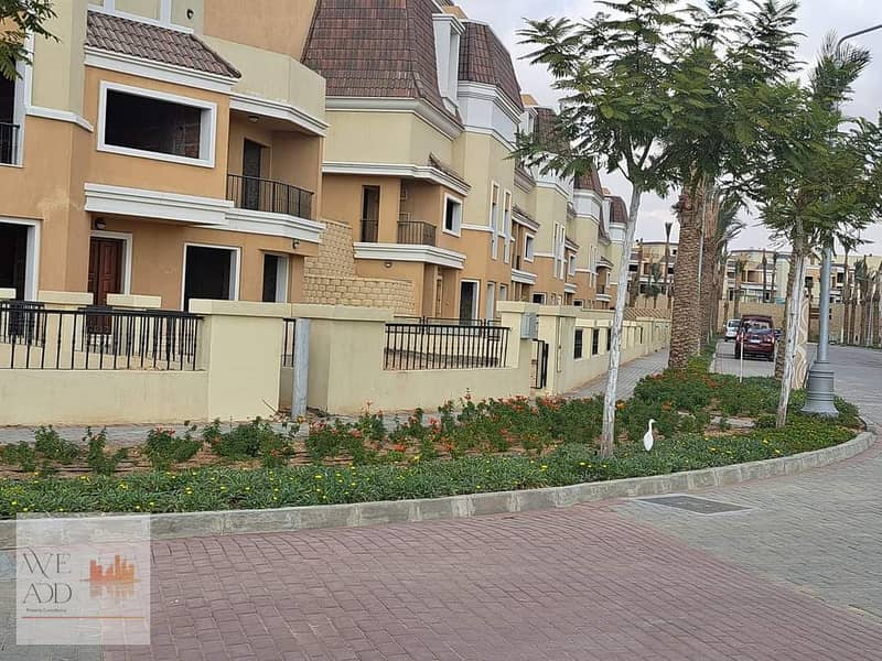 S Villa استلام فوري مساحة 260م بحديقة 70م بسعر 9 مليون في كمبوند سراي Sarai سور بسور مدينتي بالقاهرة الجديدة 21