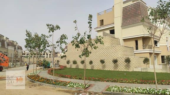 Pay a down payment of 5,500,000 and receive an immediate S Villa of 260 m with a 70 m garden in Sarai Compound, Phase S1,on the Suez Road in New Cairo 8