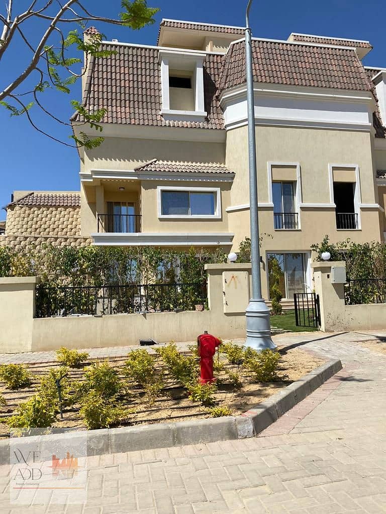 Pay a down payment of 5,500,000 and receive an immediate S Villa of 260 m with a 70 m garden in Sarai Compound, Phase S1,on the Suez Road in New Cairo 12