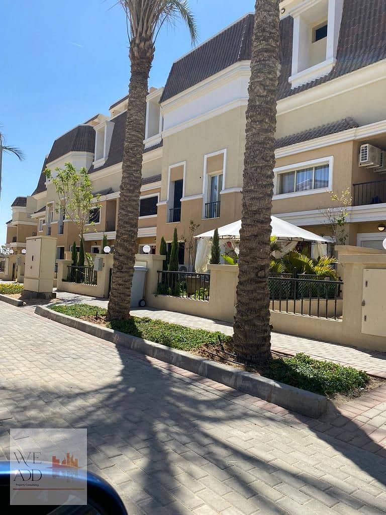 Pay a down payment of 5,500,000 and receive an immediate S Villa of 260 m with a 70 m garden in Sarai Compound, Phase S1,on the Suez Road in New Cairo 13