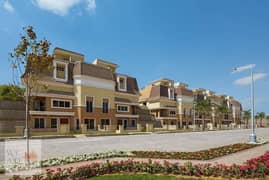 S villa resale area 212 m corner in Sheya phase in Sarai compound with a down payment of 2,900,000 and installments to be paid every 3 months