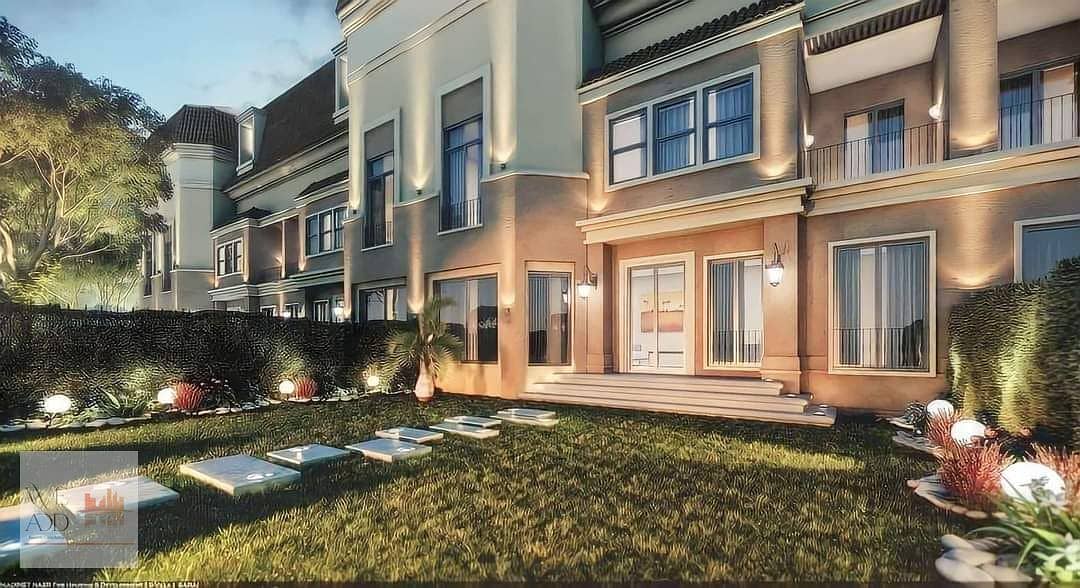 S villa resale area 212 m corner in Sheya phase in Sarai compound with a down payment of 2,900,000 and installments to be paid every 3 months 3