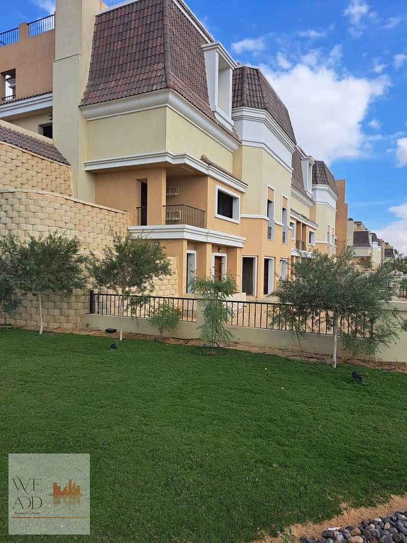 S villa ريسيل مساحة 212م كورنر في مرحلة sheya بكمبوند سراي Sarai بمقدم 2,900,000 تكملة اقساط القسط كل 3 شهور 17