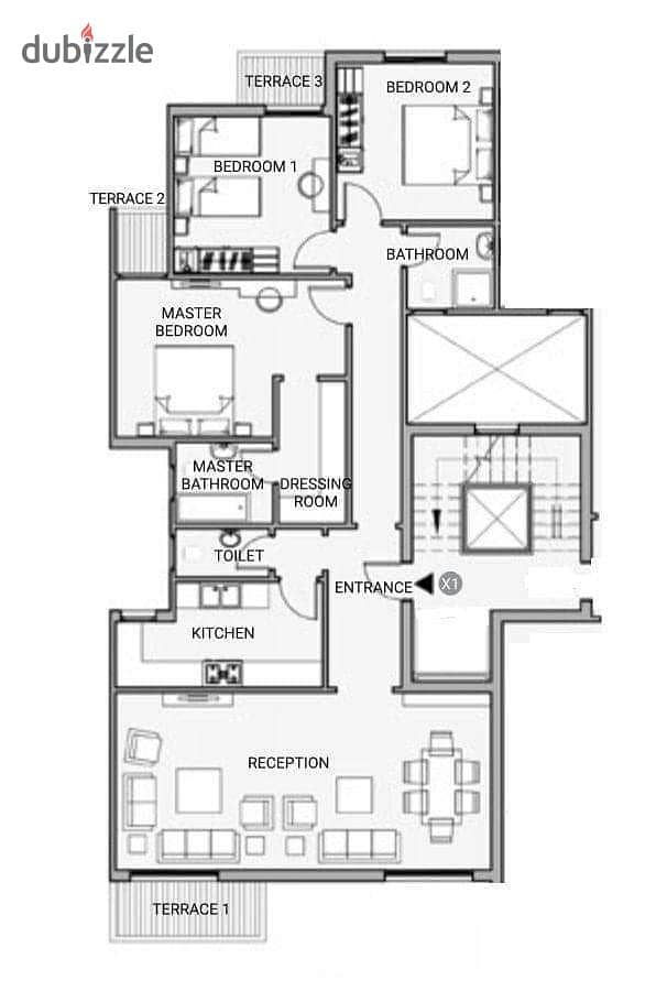 Apartment in sarai 165, immediate receipt, at a special price 8