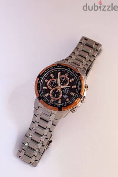 Casio Edifice EF-539D-1A5 Chronograph Stainless Steel Strap Watch 1