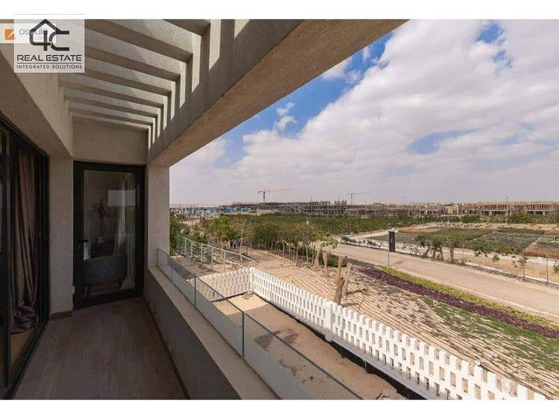 Fully Finished apartment with air conditioners136 sqm with prime view, at the lowest price, in Al Burouj Al Shorouk Compound 8