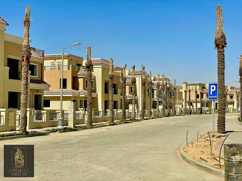 فيلا بسعر شقة للبيع 212م في كمبوند Sarai New Cairo 5