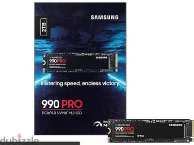 Samsung SSD 990 PRO, 2TB, PCIe 4.0 NVMe M. 2 SSD