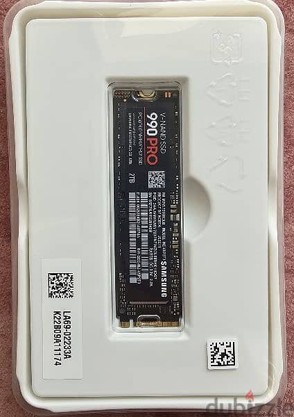 Samsung SSD 990 PRO, 2TB, PCIe 4.0 NVMe M. 2 SSD 2