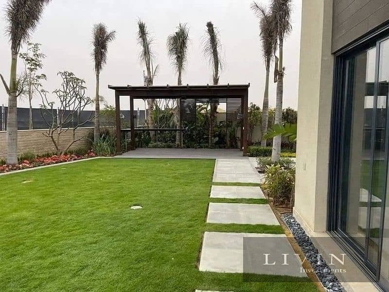 Villa model S for sale 212 m at half the official price 8,500,000 corner view landscape in installments until 2032 classic design sarai compound 2