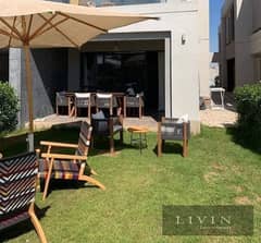 Chalet for sale 150m with garden in La Vista Ras El Hekma, ready to move and fully finished, direct sea view, with downpayment and installments