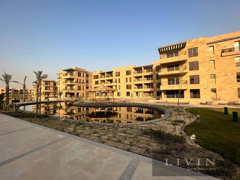 Apartment for sale, large area of ​​166 sqm, 3 rooms, open view on landscape & lagoon in Taj City Compound at the best price, down payment and install 1